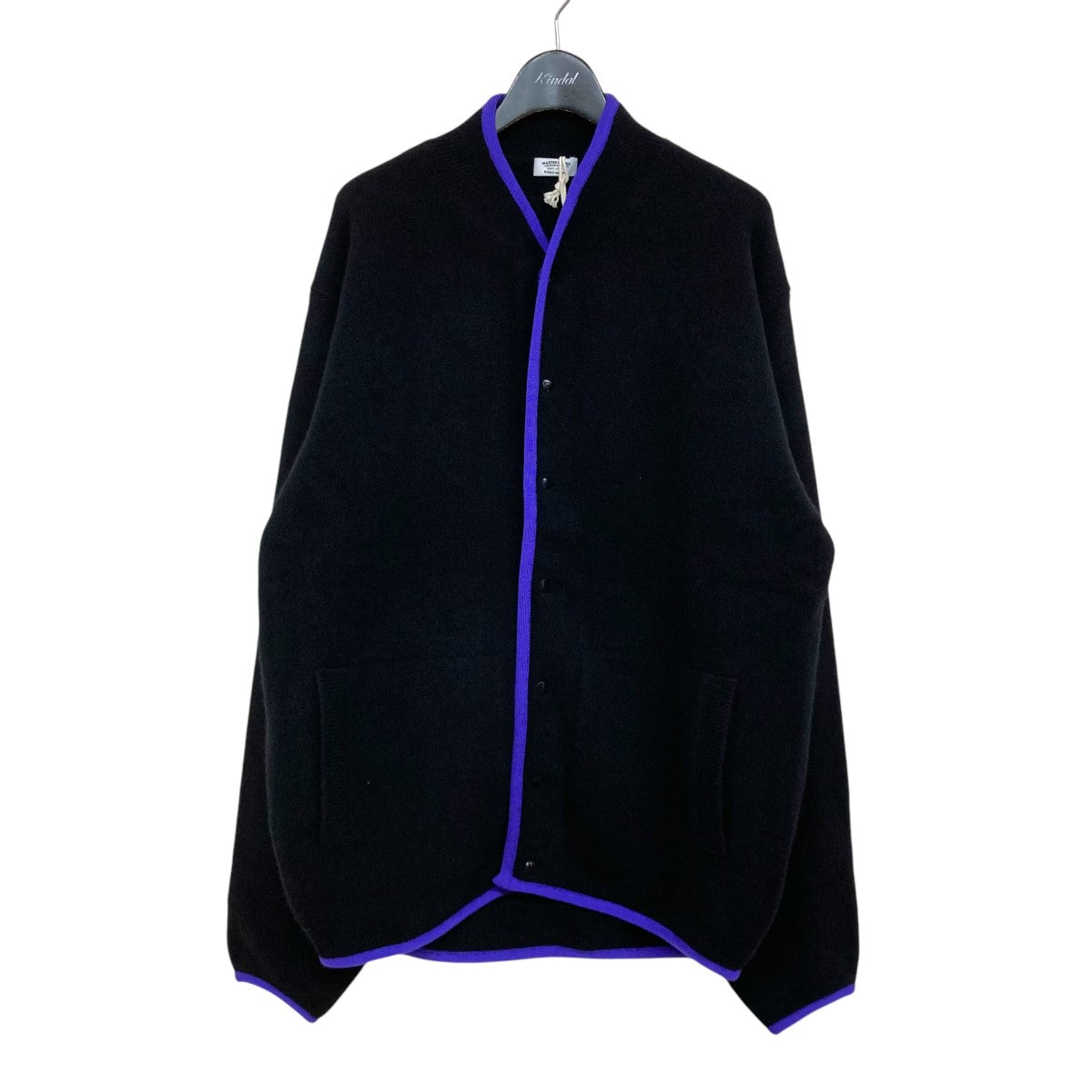 MAATEE＆SONS 24AWSUPER160s SNAP JACKETニットジャケットMT4303 0110 古着・中古-1枚目のアイテム画像