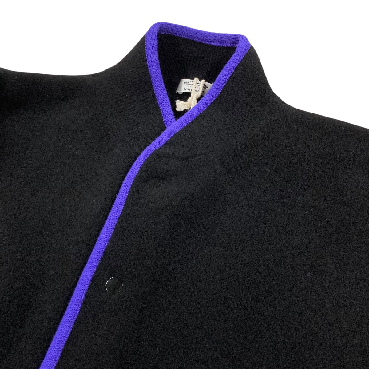 MAATEE＆SONS 24AWSUPER160s SNAP JACKETニットジャケットMT4303 0110 古着・中古-3枚目のアイテム画像