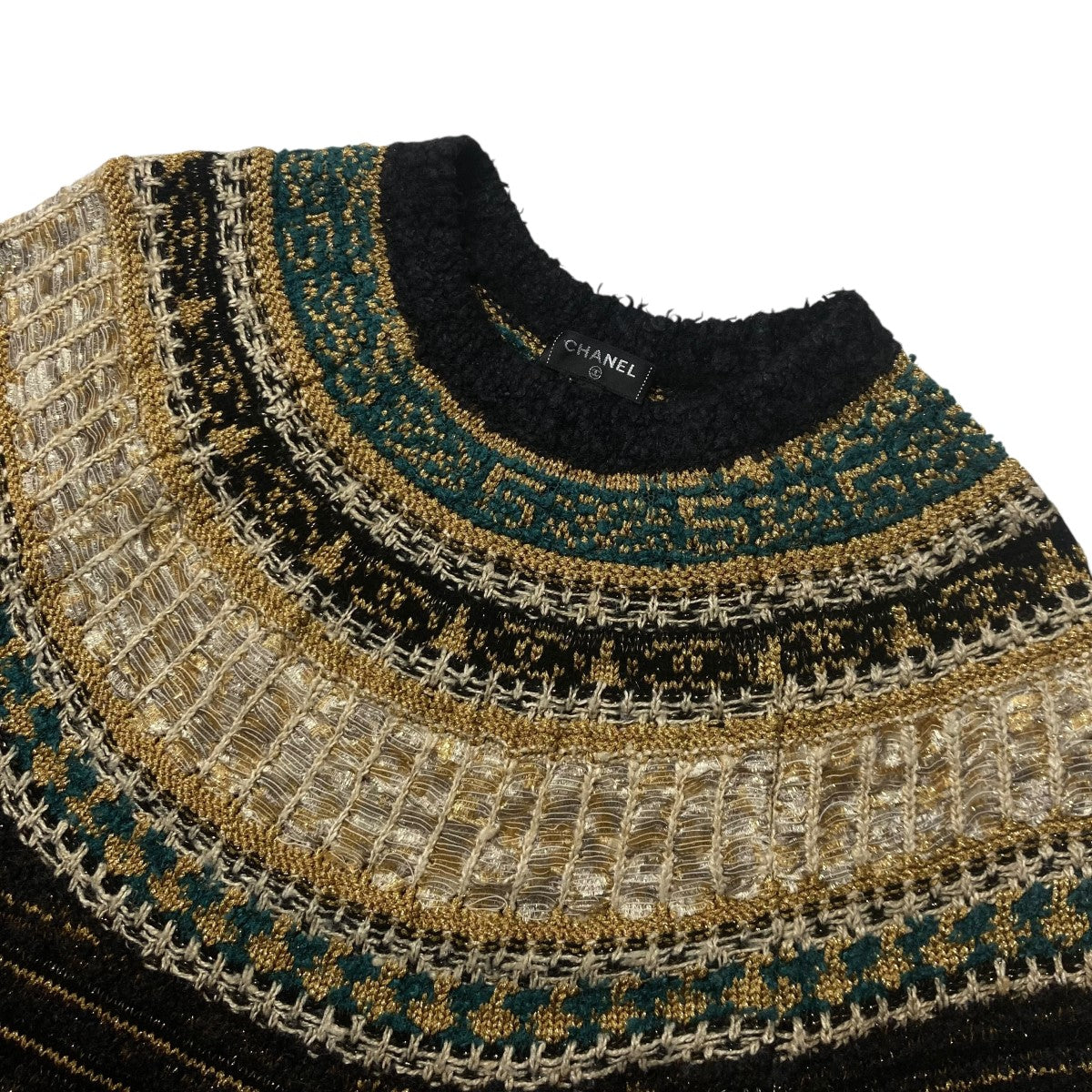 CHANEL(シャネル) ツイードニットワンピースP61618K47220 P61618K47220