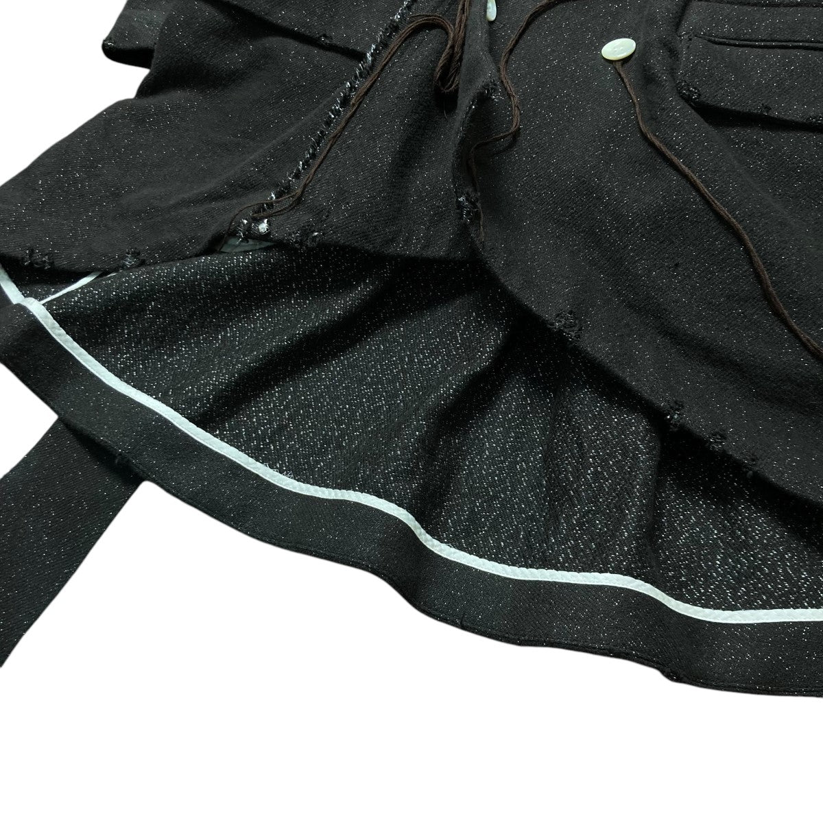24AWGLITTER NEL DAMAGE COATテーラードジャケットMID24AW JK01