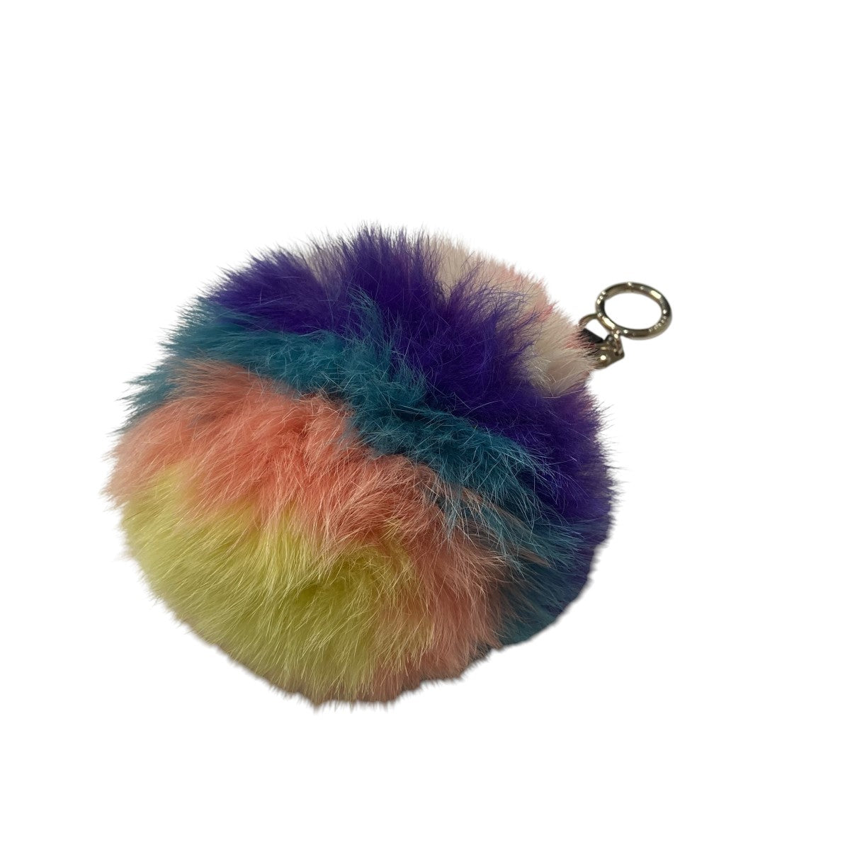 FENDI(フェンディ) ポンポン チャームキーホルダー レッド