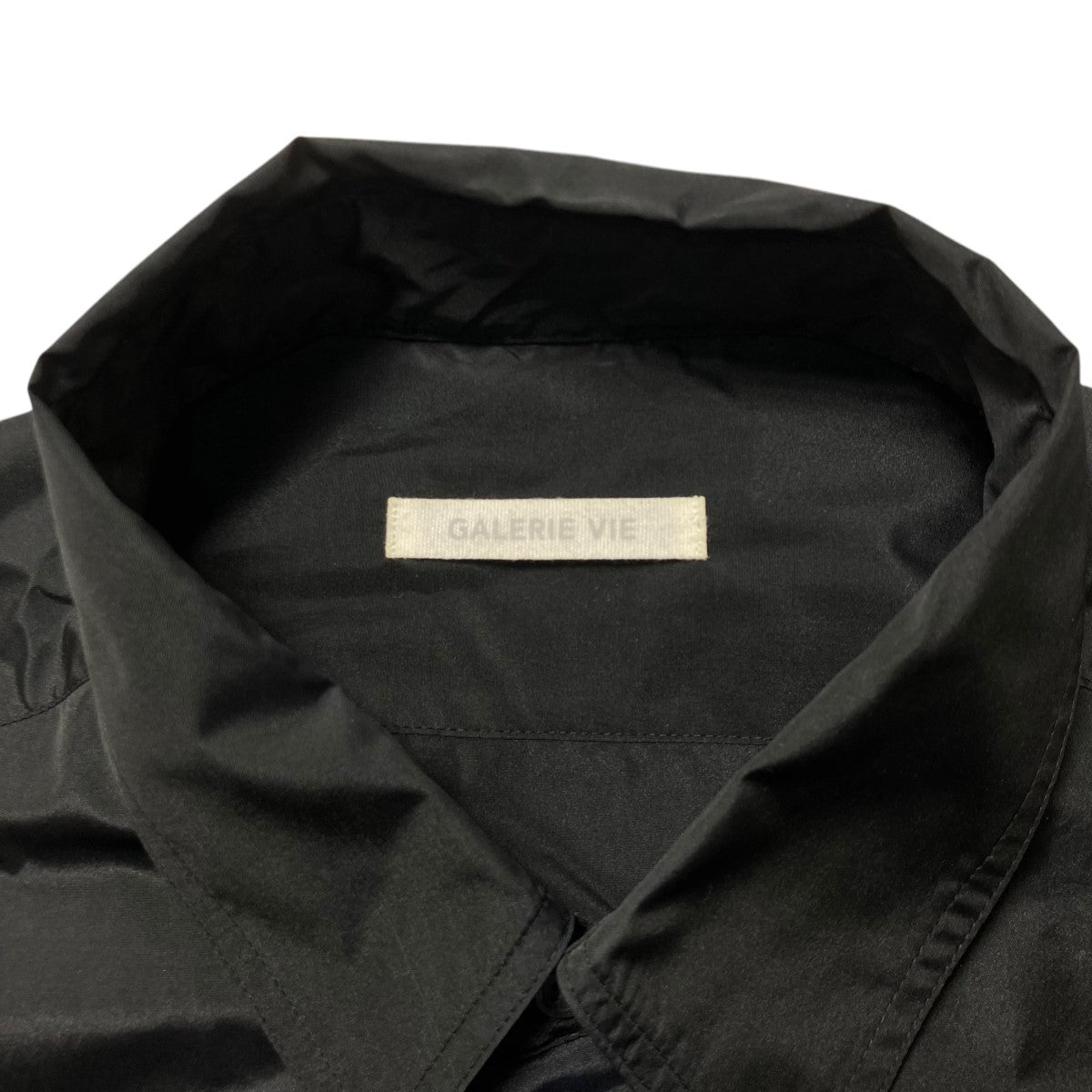 GALERIE VIE シルクタフタオーバーシャツ長袖シャツ23 01 41 01101 古着・中古-8枚目のアイテム画像