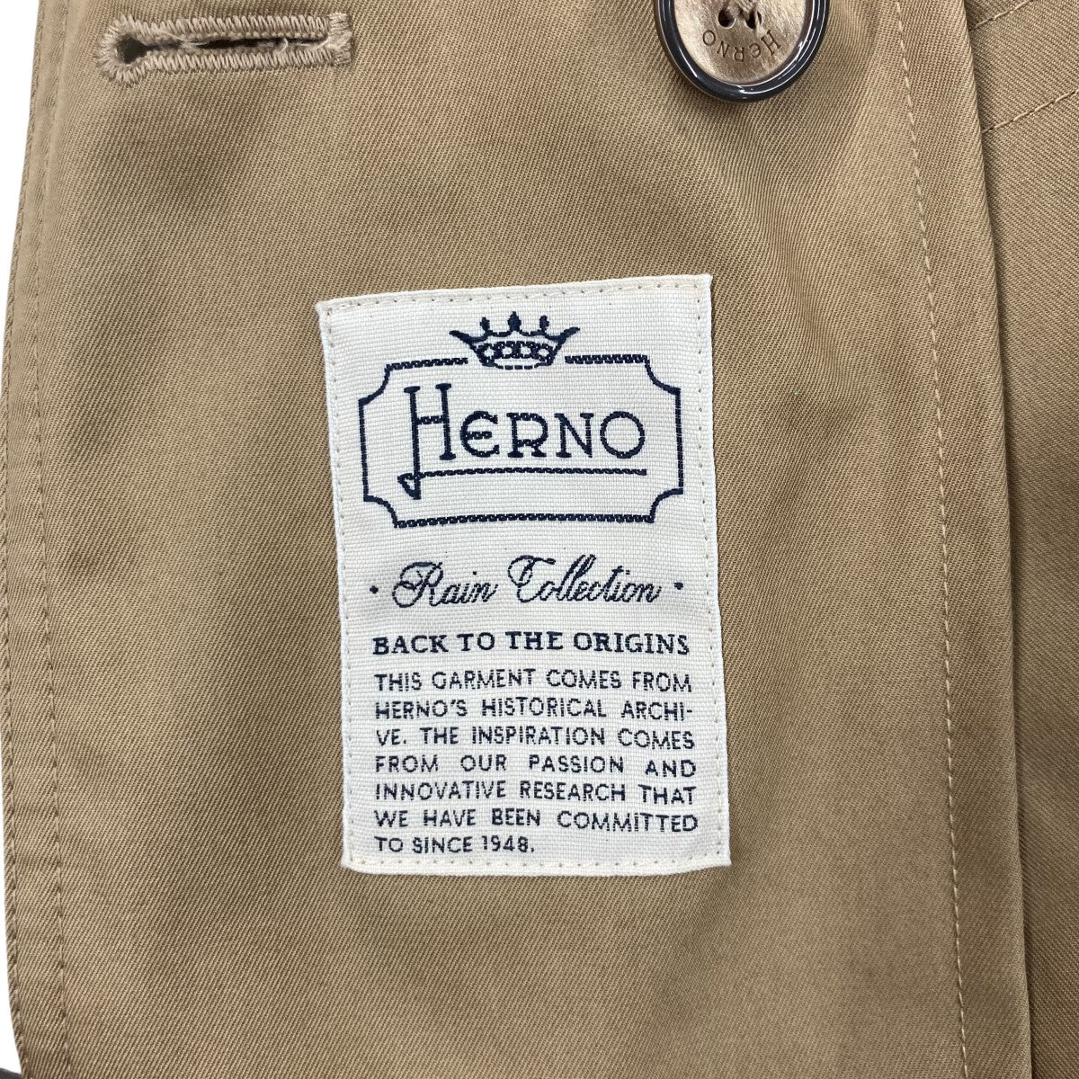 HERNO トレンチコートGC0264D 13218 2000 古着・中古-5枚目のアイテム画像