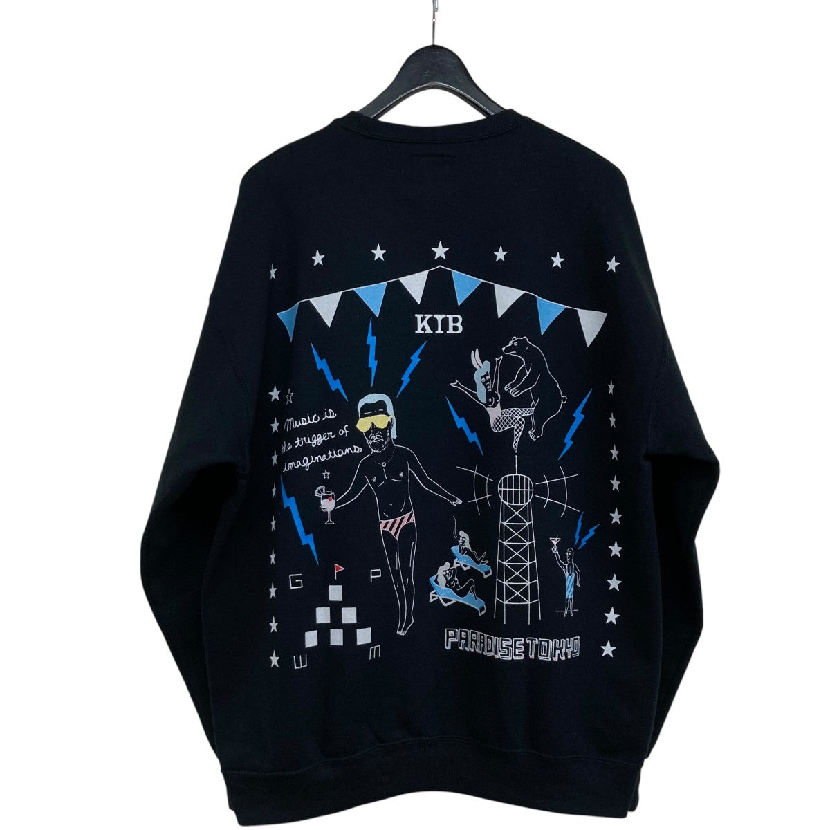 WACKO MARIA 世界平和プロジェクト CREW NECK SWEAT SHIRTトレーナー 古着・中古-2枚目のアイテム画像