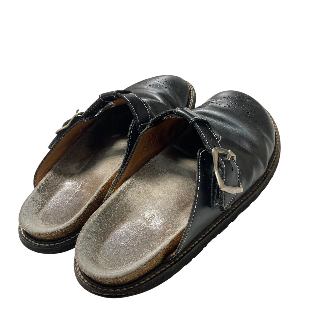 Hender Scheme buggsレザーサンダル 古着・中古-2枚目のアイテム画像