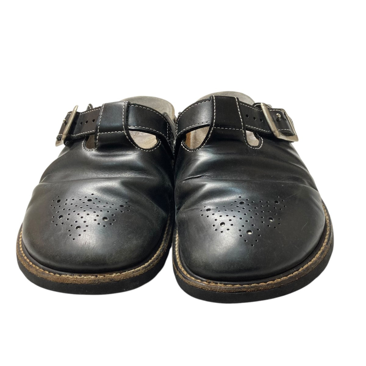 レザーサンダル　エンダースキーマ　Hender Scheme 黒 5 中古・古着通販】HENDER SCHEME (エンダースキーマ) レザー