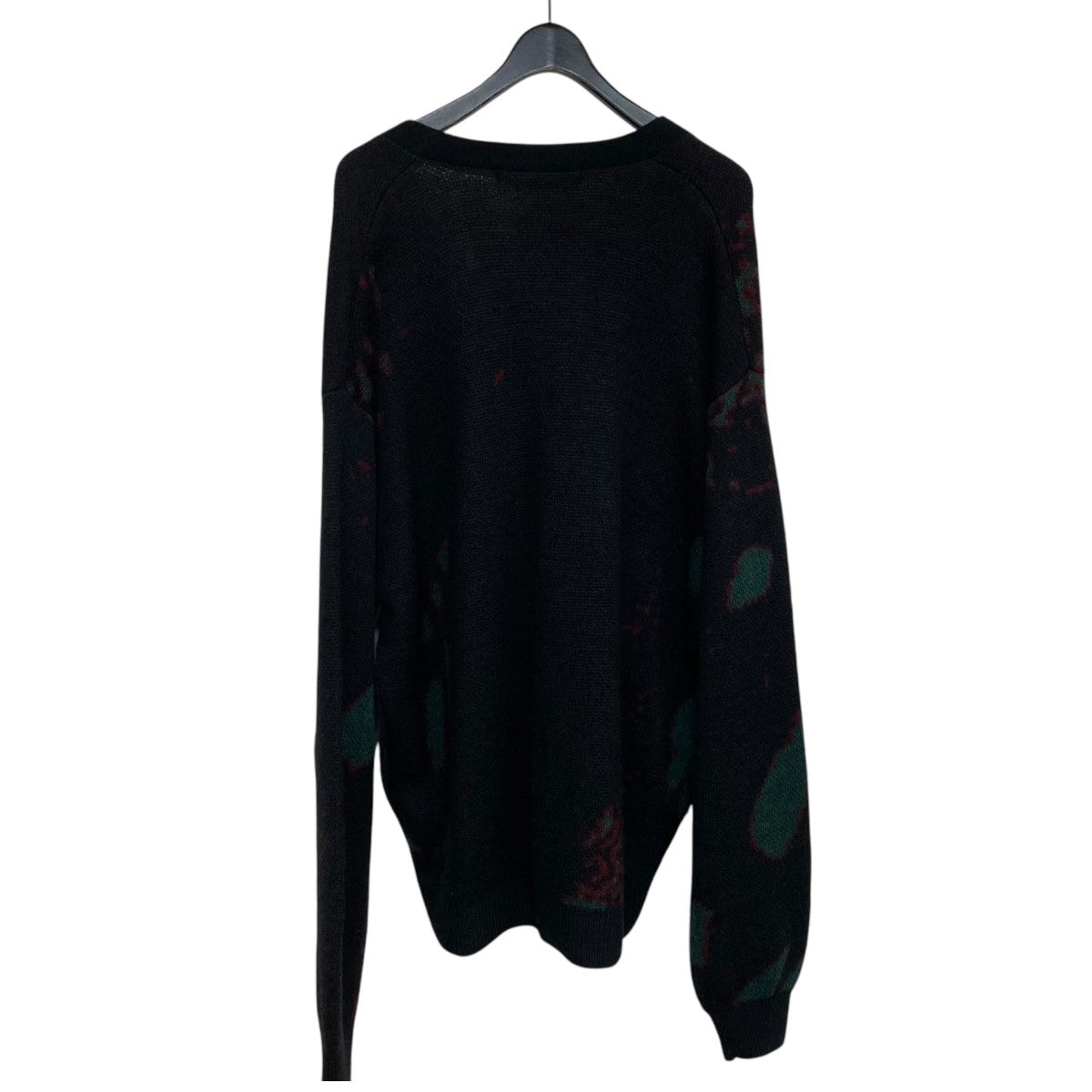 JACQUARD WOOL CARDIGANニットカーディガン
