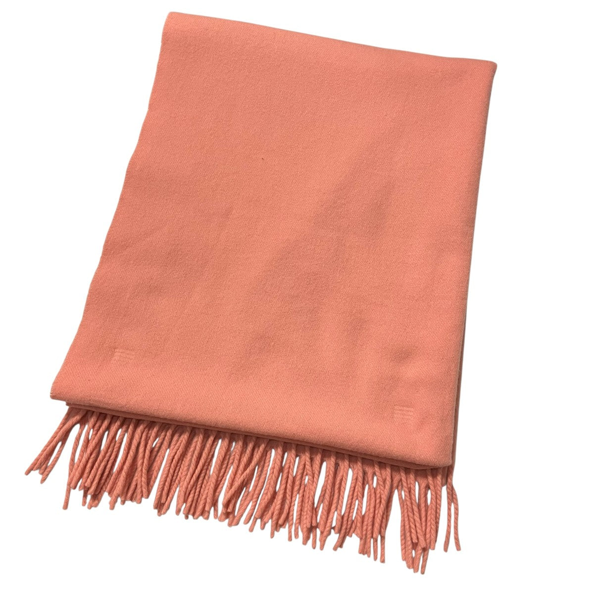 Acne Studios ピンク マフラー ウール フリンジ付き ACNE STUDIOS｜ フリンジウールスカーフ スキニー (Acne Studios