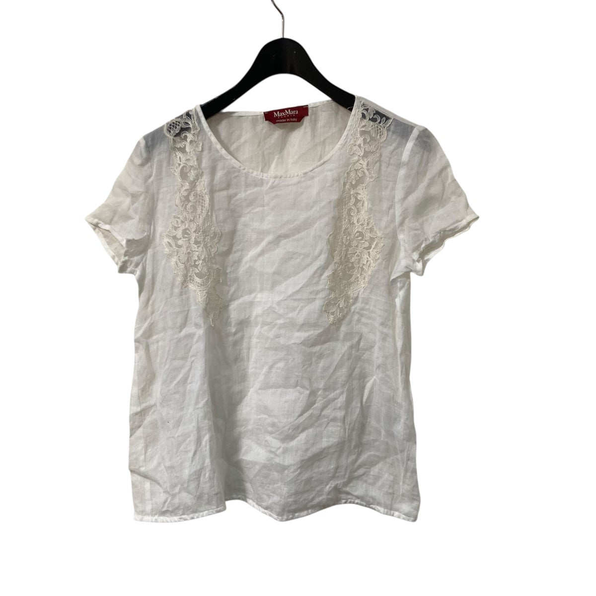 ウィークエンドマックスマーラ 59410101670 Tシャツ ホワイト 袖切替 ITCQRC4NEDAX Weekend Max Mara - ウィークエンドマックスマーラ 59410101670