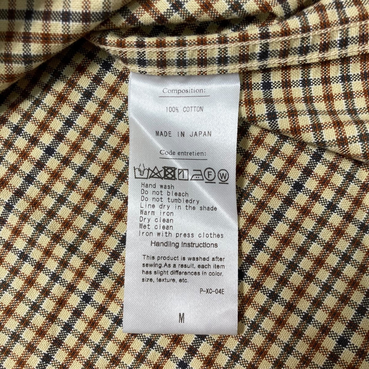Unlikely Button Down ShirtsチェックシャツU24S 11 0003 古着・中古-6枚目のアイテム画像