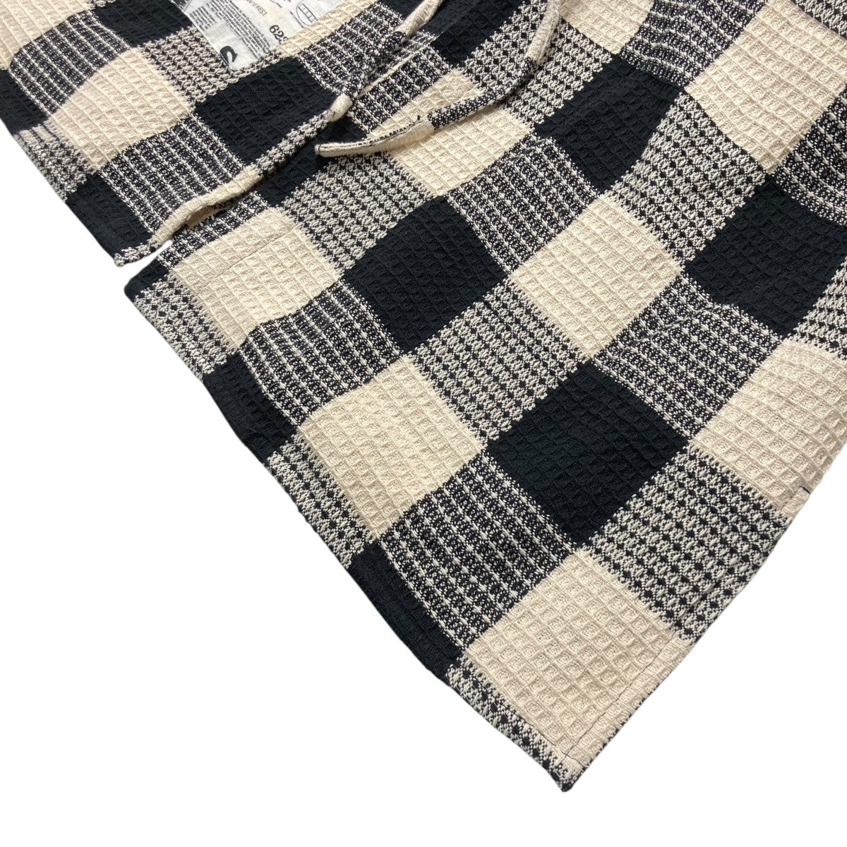 LEH 羽織Shirtsチェック柄ワッフルシャツジャケットLEH-913 古着・中古-5枚目のアイテム画像