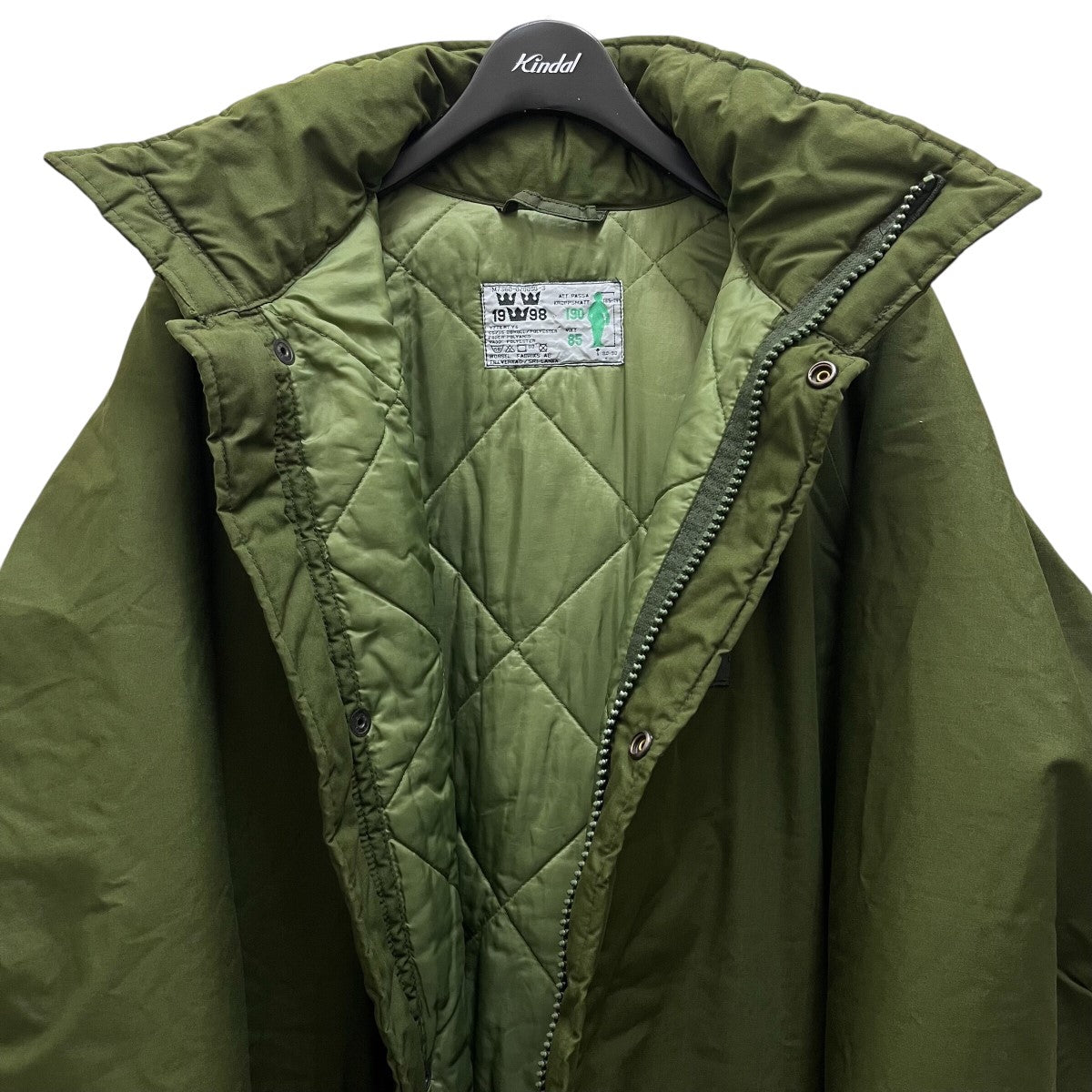 VINTAGE M-90 スウェーデン軍 COLD WEATHER PARKA中綿コート 古着・中古-3枚目のアイテム画像