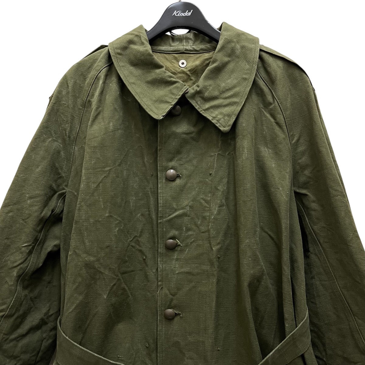 VINTAGE フランス軍 M-35 40’sモーターサイクルコート 古着・中古-3枚目のアイテム画像