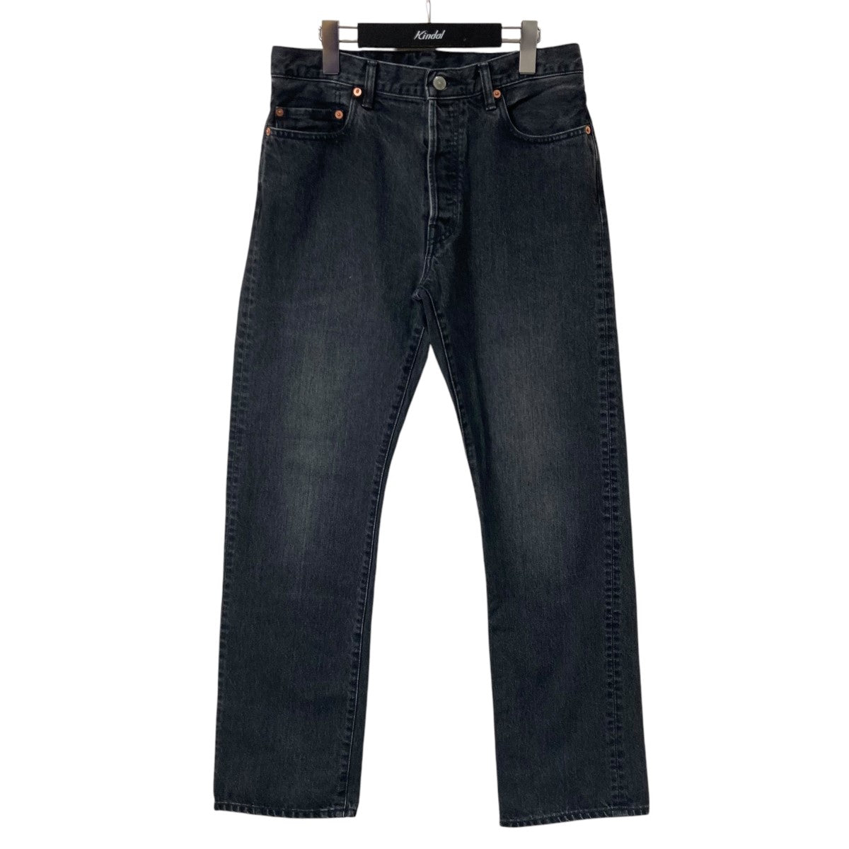 25SSStraight Fit Black Denim Pantsデニムパンツ4120600002