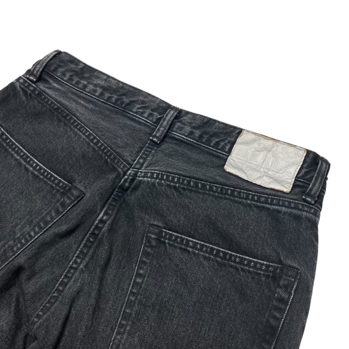 25SSStraight Fit Black Denim Pantsデニムパンツ4120600002