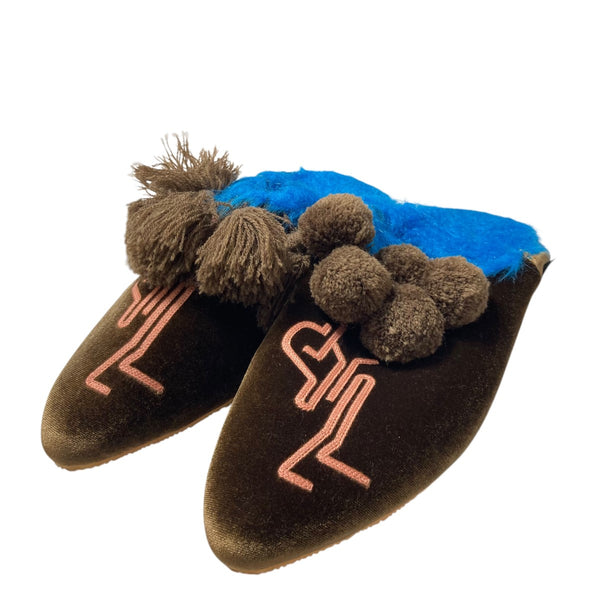 Midorikawa×suicoke×NGAP BABOUCHEミュール ブラウン サイズ 27