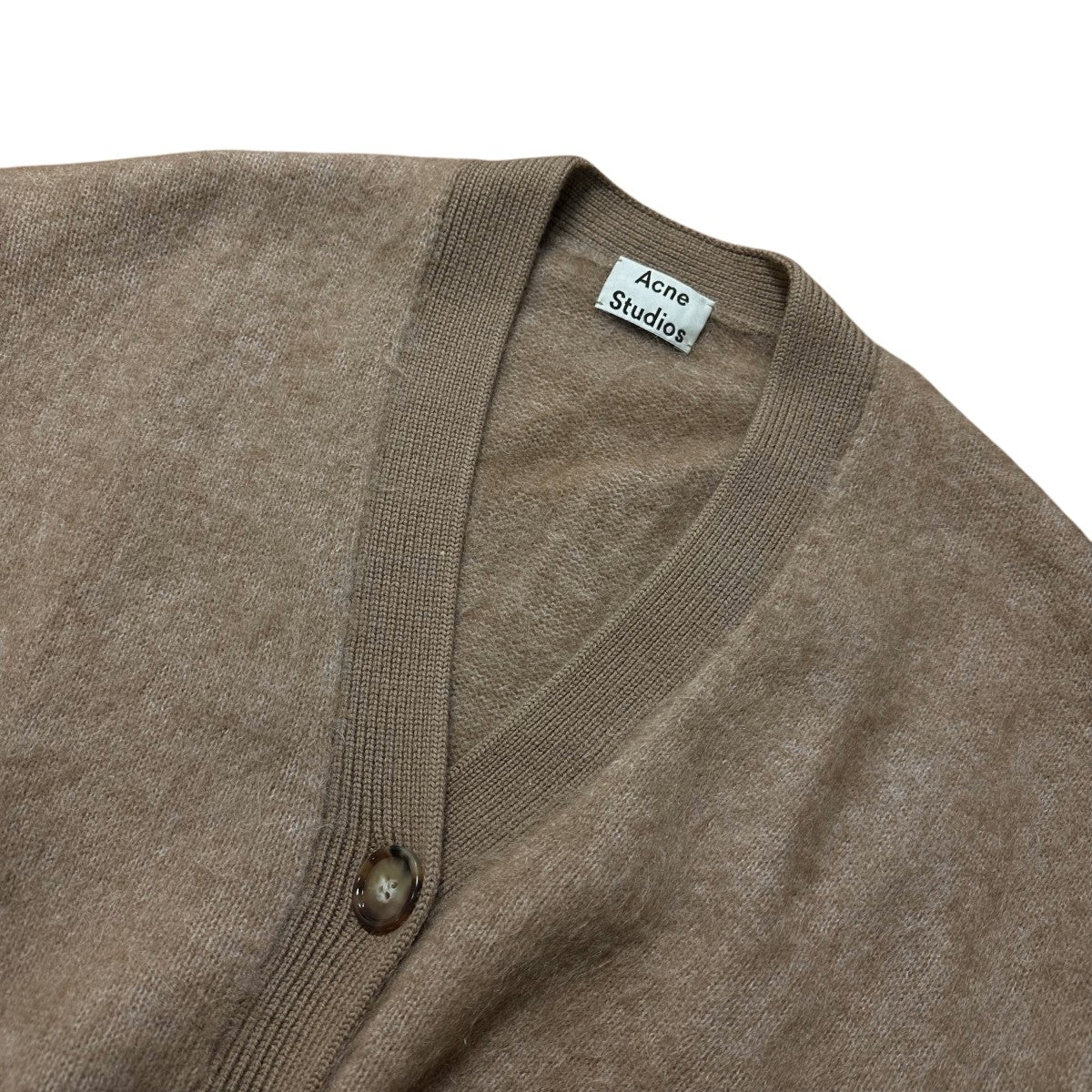 特別価格　Acne Studios モヘアカーディガン　ベージュA60038 Acne Studios(Acne)(アクネストゥディオズ(アクネ