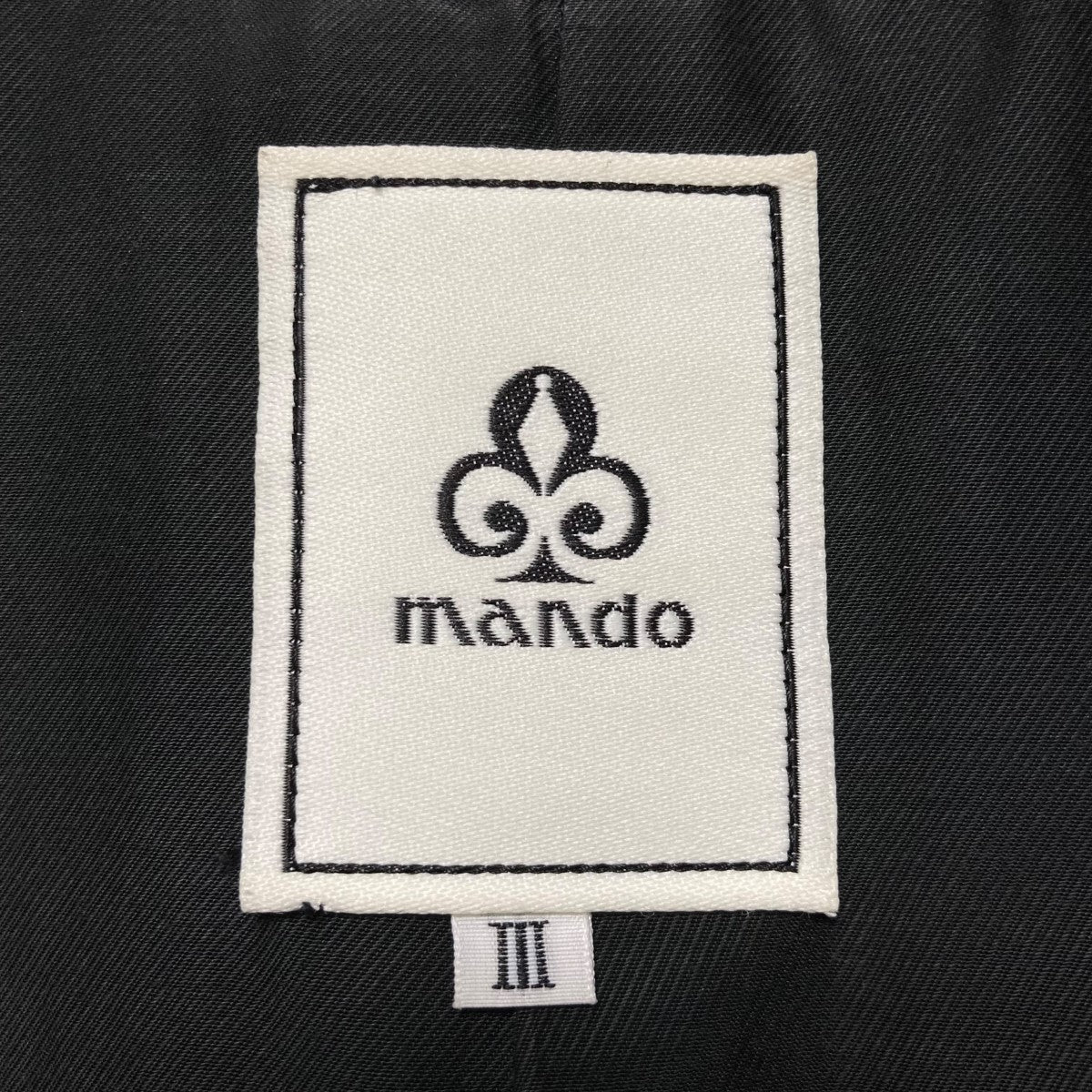 MANDO(マンドー) WAGAMAMA別注 アルパカヘリンボーンカラーレス