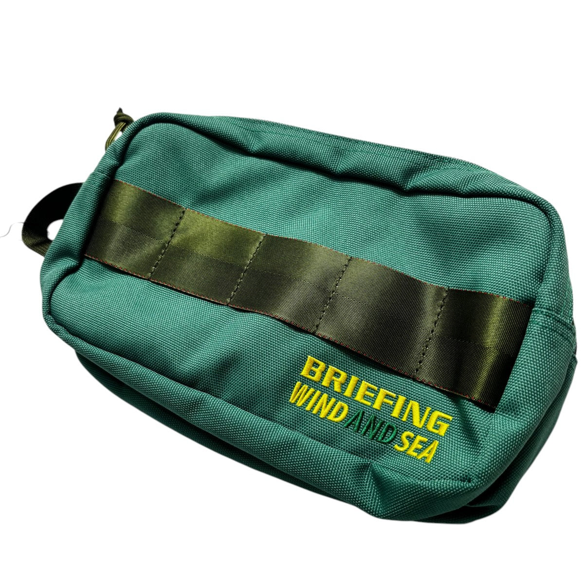 お歳暮 2025 BRIEFING×WIND AND SEA DOUBLE ZIP POUCH GOLFハンドポーチ バッグ