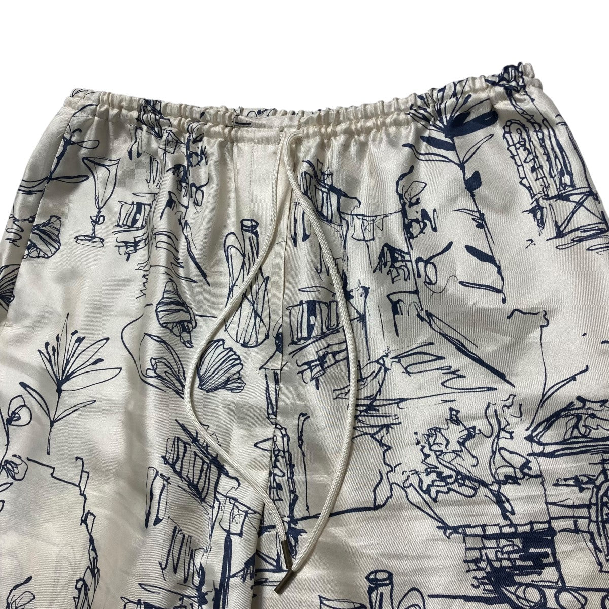 トゥモローランド ベネチアプリント ストレートパンツ