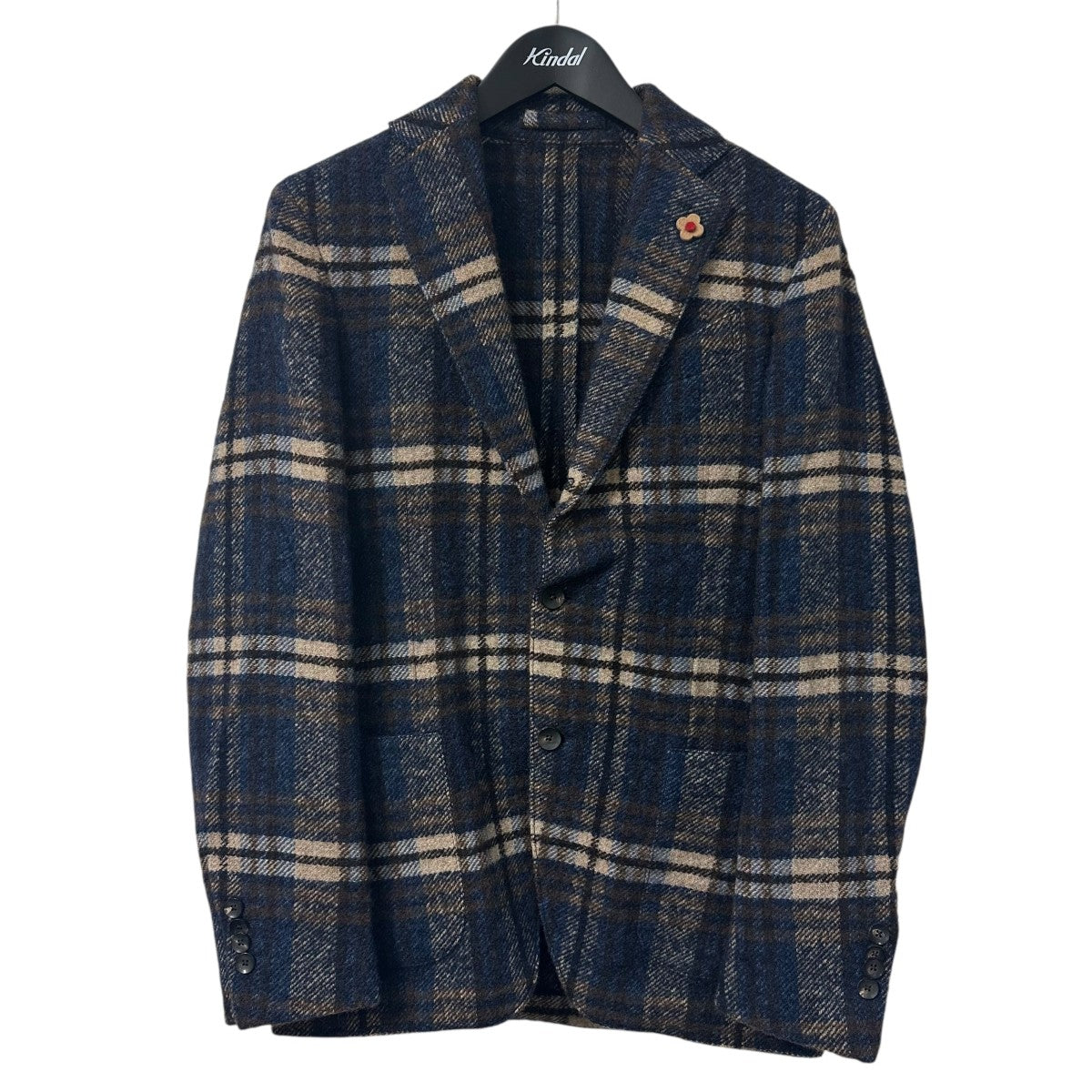 LARDINI(ラルディーニ) ウールコットンテーラードジャケットIC903Q 34