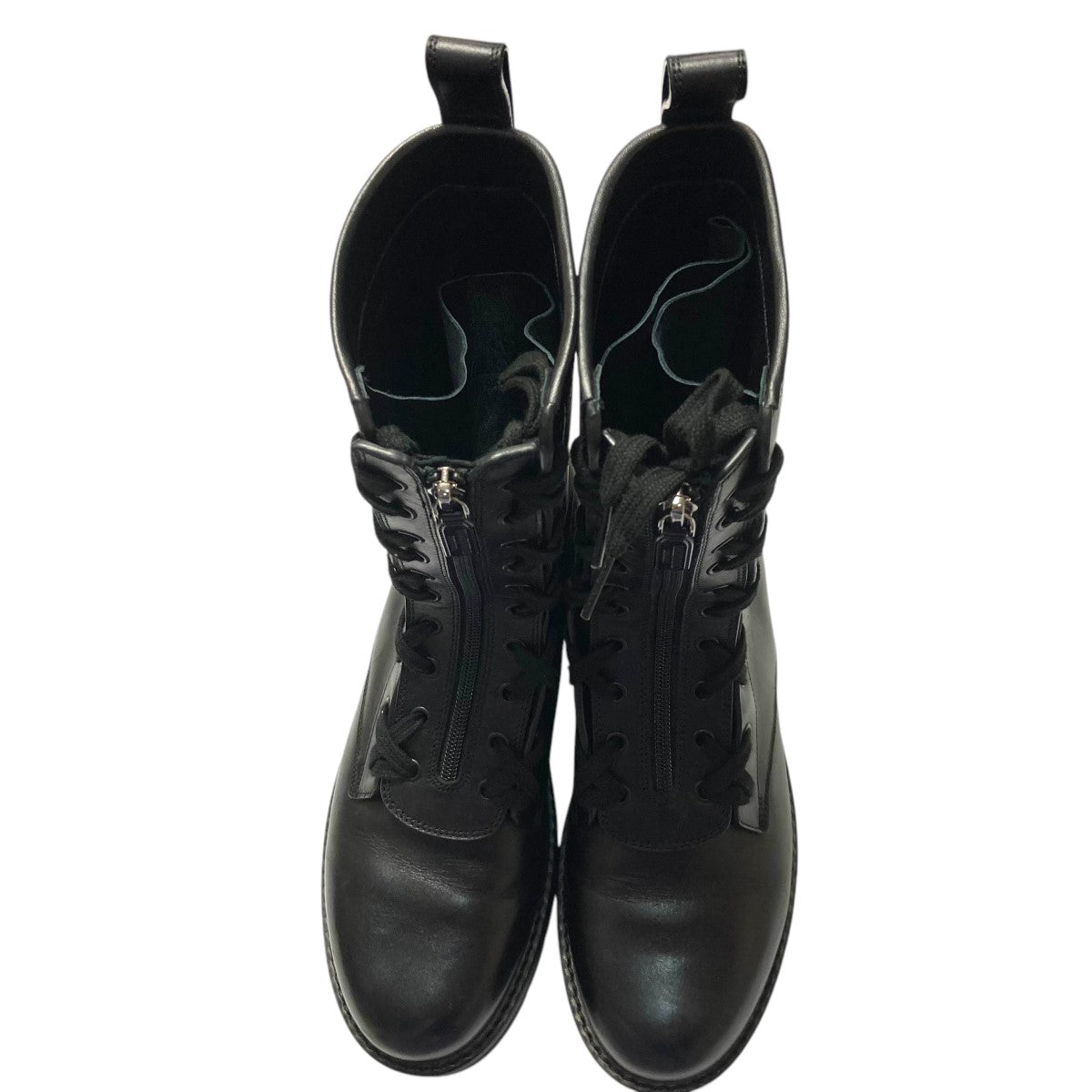 ヴァレンティノ　ブーツ VALENTINO(ヴァレンチノ) レザーブーツBUXF78 BUXF78 ブラック サイズ