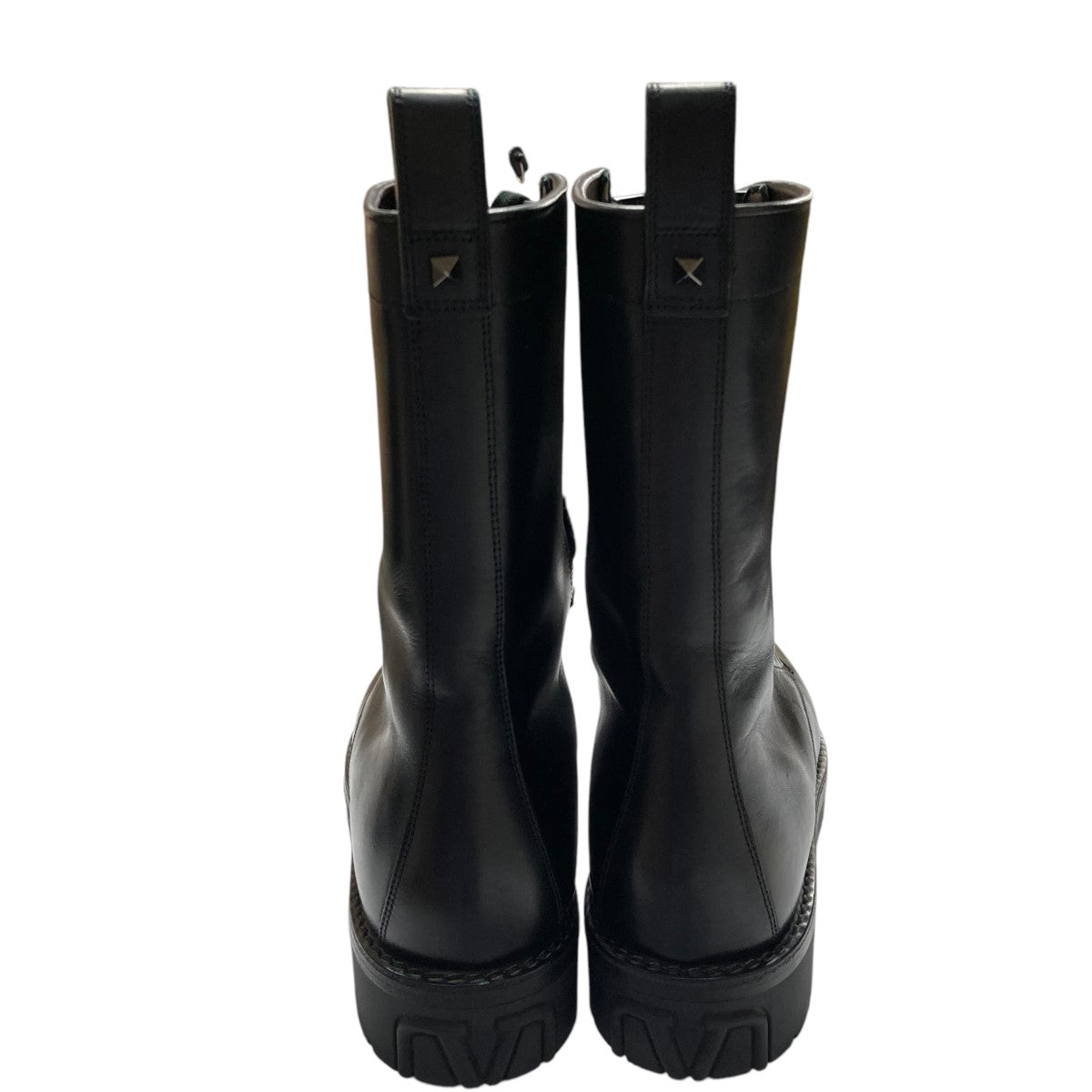 VALENTINO(ヴァレンチノ) レザーブーツBUXF78 BUXF78 ブラック サイズ