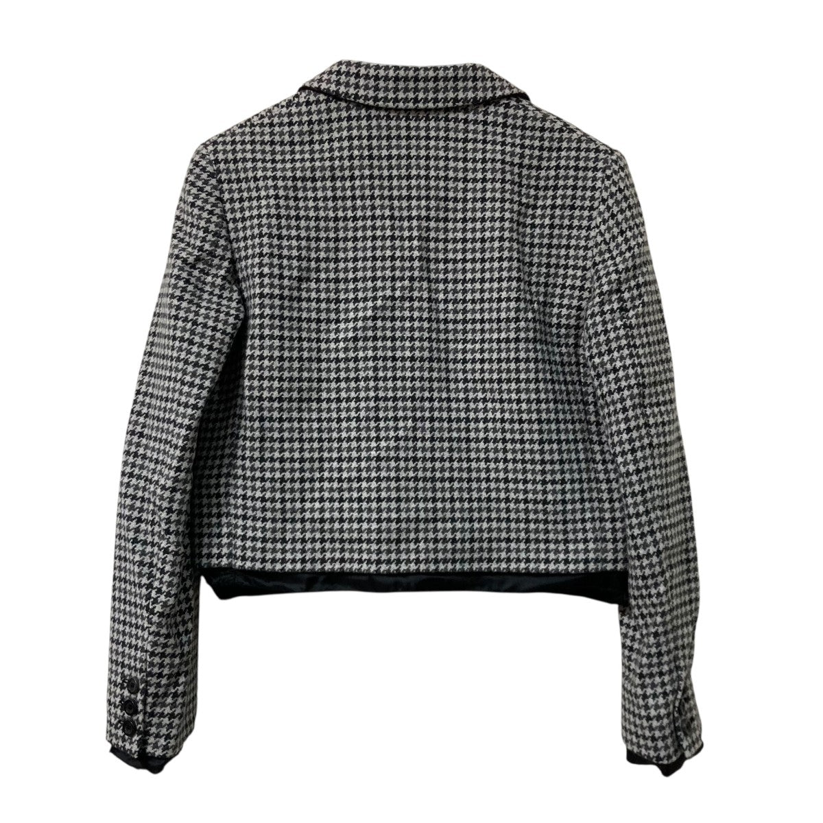 MIU MIU(ミュウミュウ) クロップド丈 スパンコール装飾 ツイード