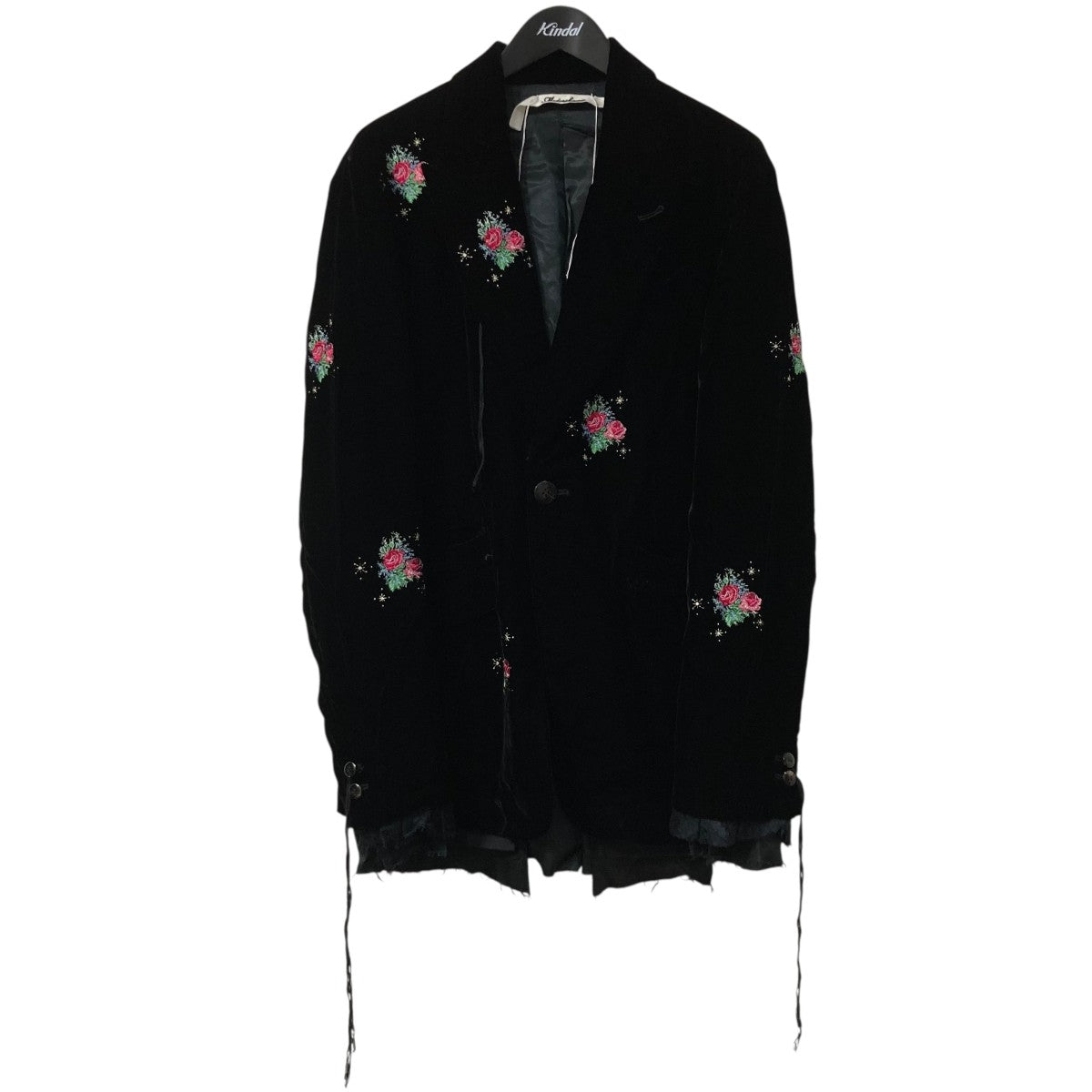 Midorikawa(ミドリカワ) 23AWVelvet Embroidery Jacket刺繍ベロア
