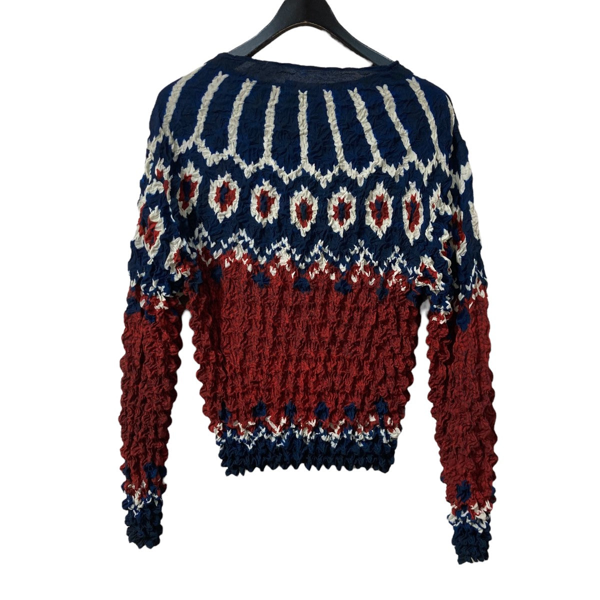 22AWPOPCORN NORDIC SWEATERロングスリーブポップコーンカットソーMVFW CS0122