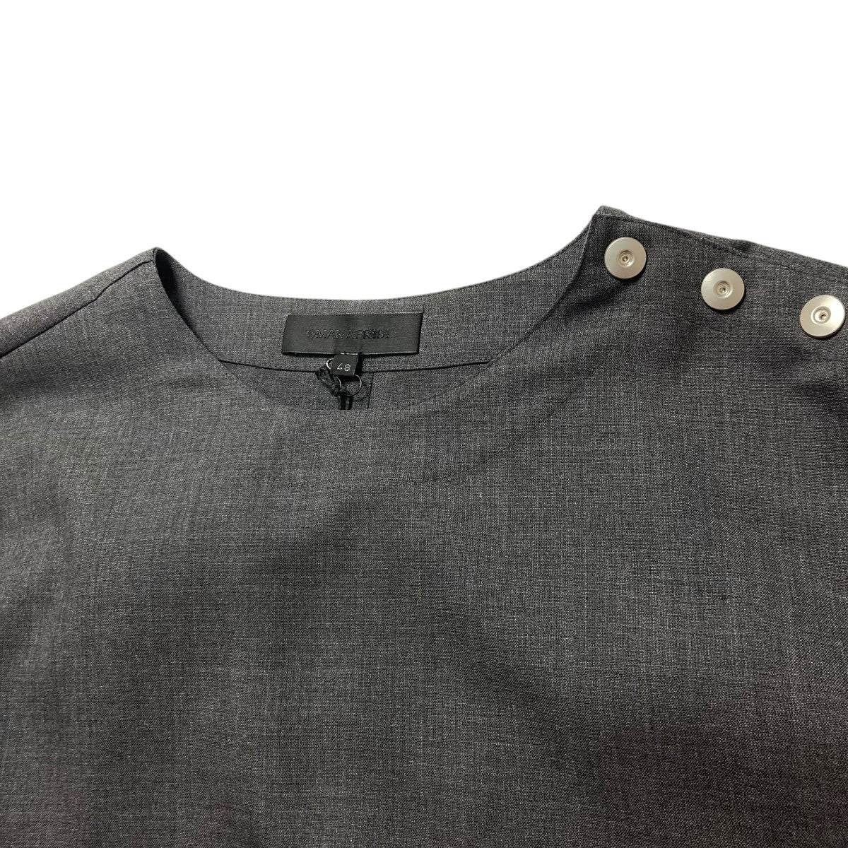 25SSCINCHED SHIRTギャザリングチュニックブラウスOA SS25 SHR 104 01