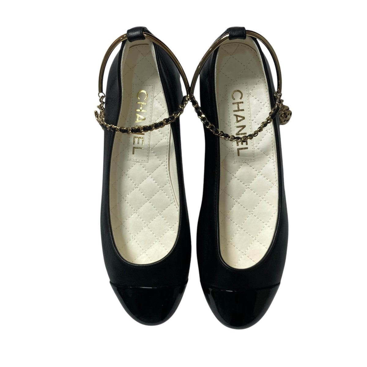 CHANEL(シャネル) チャーム カメリアバレエシューズ22S G38986