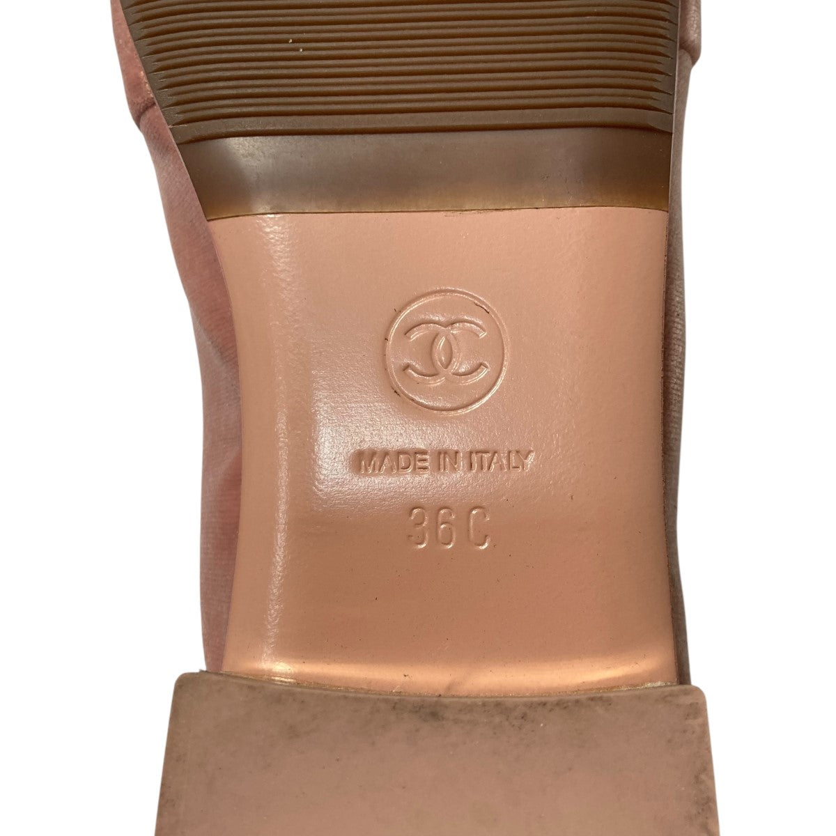 CHANEL ローファー サイズ36 ピンクとベージュ　2足セット ルカ グロッシ Luca Grossi コインローファー/LUCA 4811M-QS （ピンク