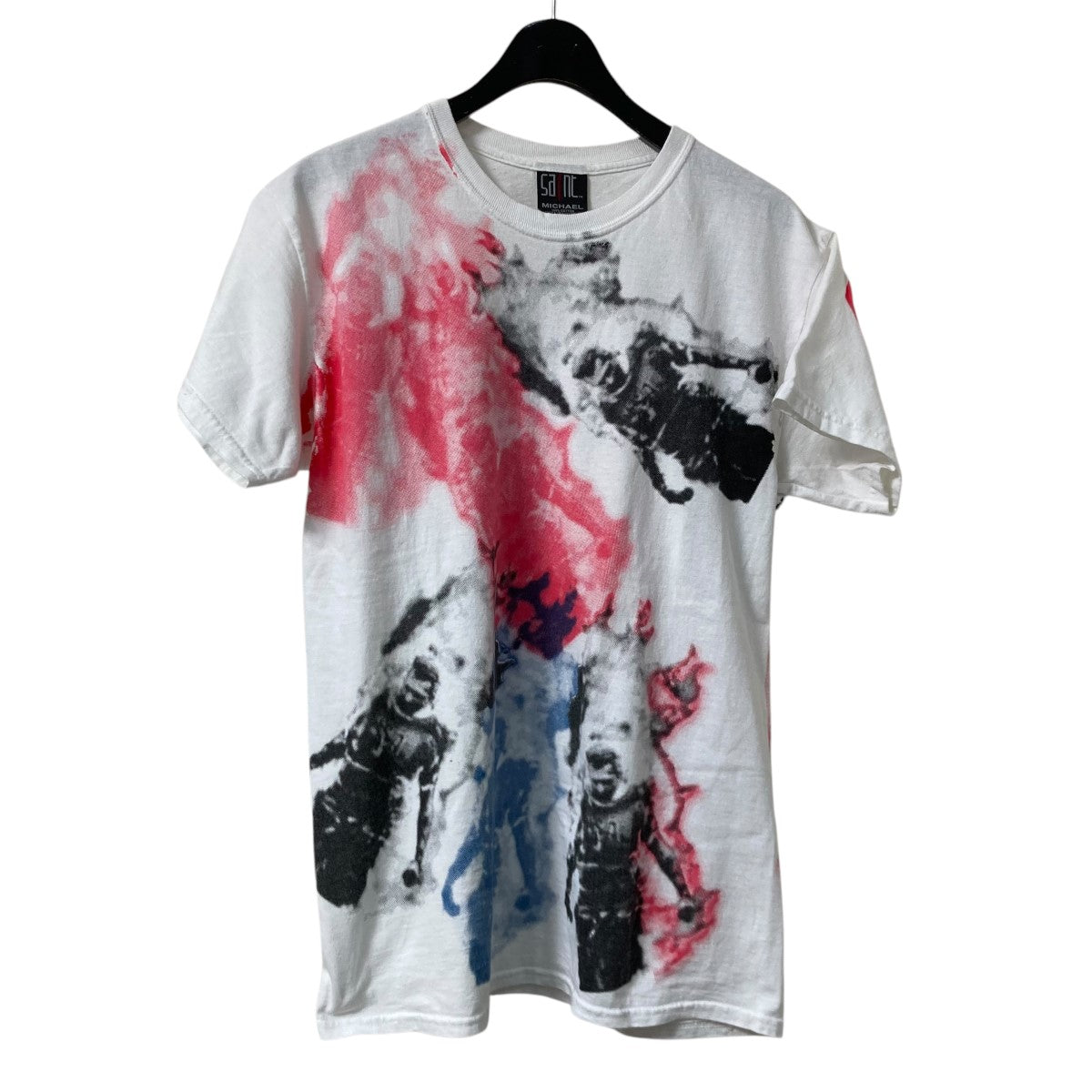 NAS × saint michael カセット Tシャツ セイントマイケル - メルカリ