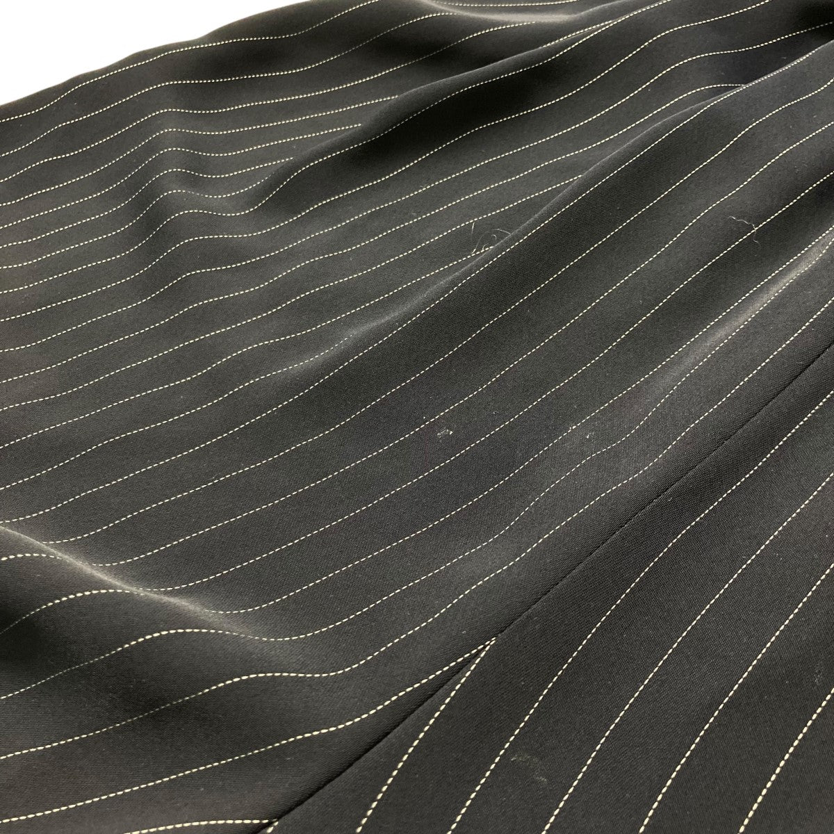 STRIPE RELAX EGG WIDE−PANTS ストライプイージースラックスパンツ 300HS231 0850