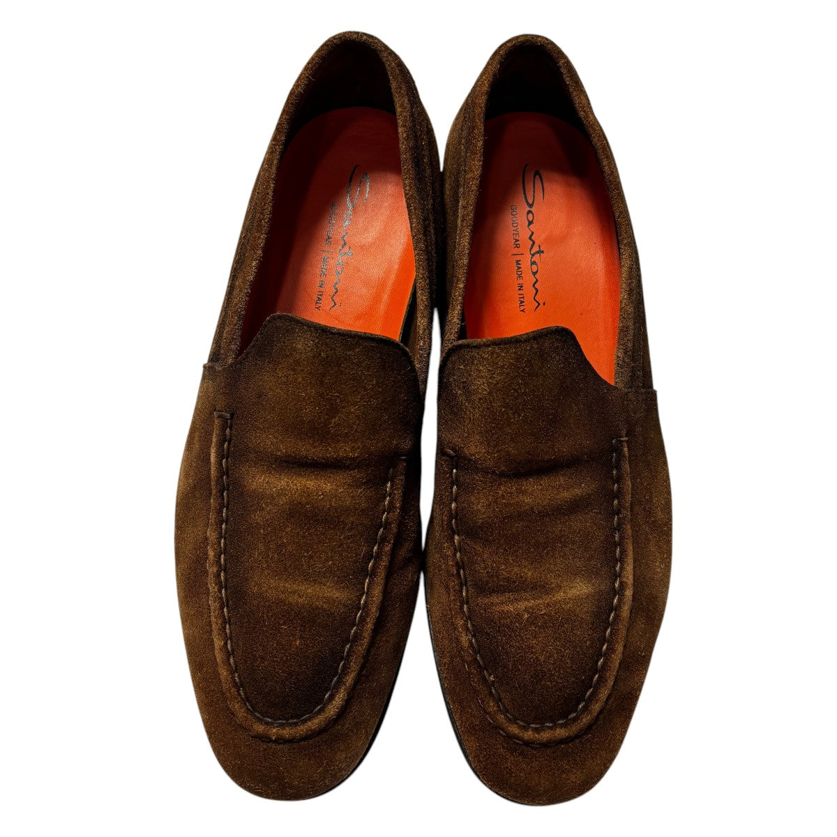 【たろーちゃん専用】SANTONI UK8.5 サントーニ スエード ローファー STB0124A0206_zo_a104.jpg