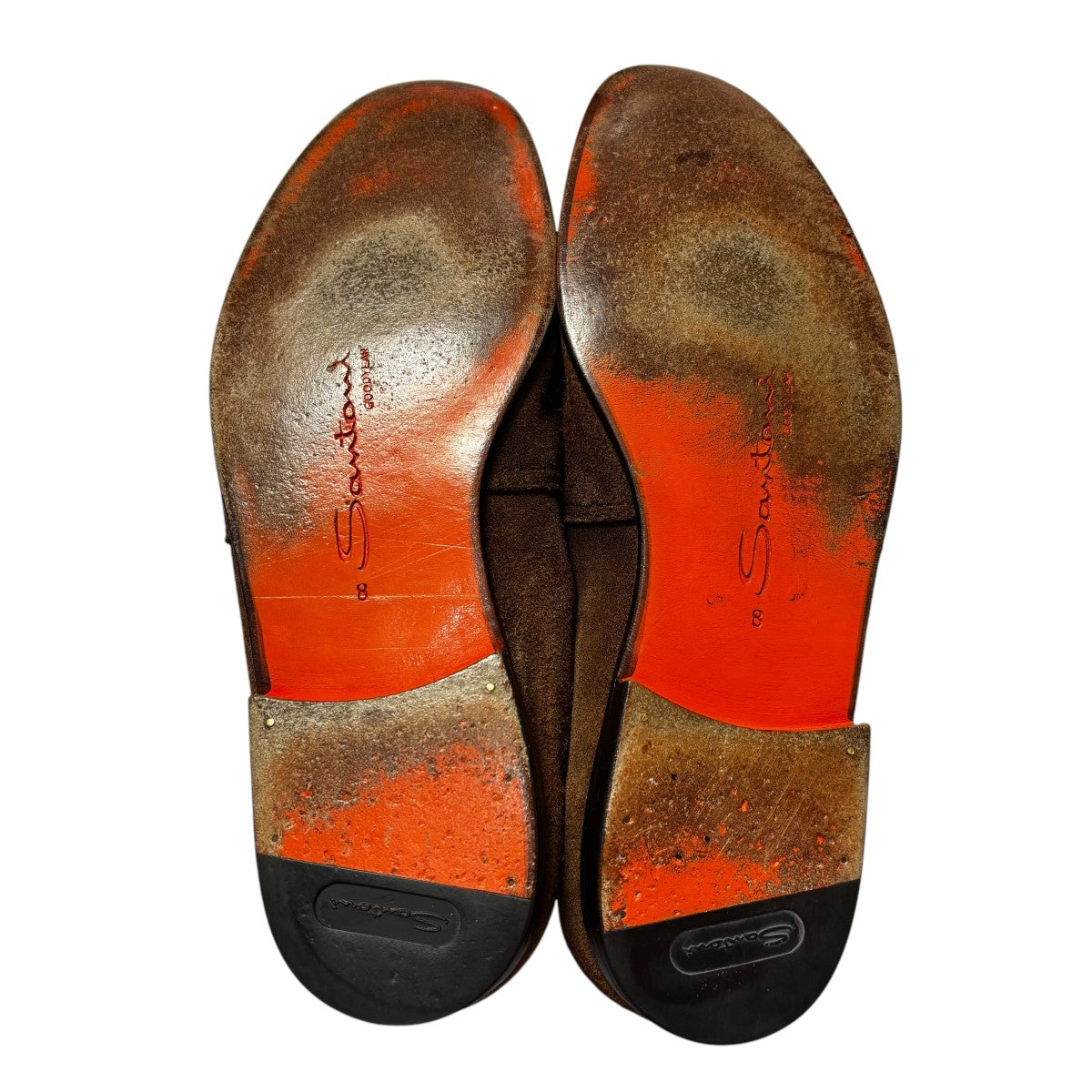 サントーニ　ブラウン スエード スニーカー　8 SANTONI 【並行輸入品】サントーニ スニーカー ローカット