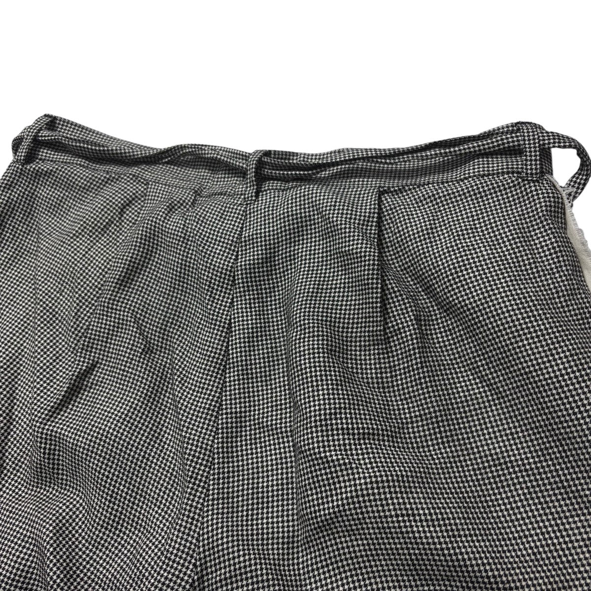 24SSLINEN PAPER EASY PANTS千鳥格子パンツMID24SS PT01