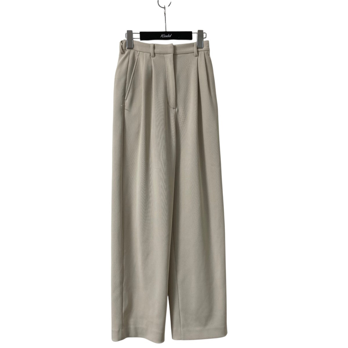 RIB STRIPE TUCK PANTSストレッチパンツ12110 7242
