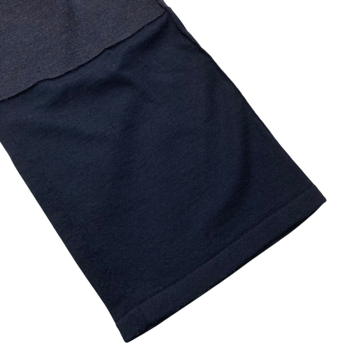 ウールカシミヤ Bicolour Knit Pantsニットイージーパンツ