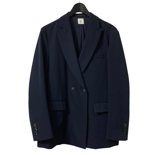 6(ROKU) BEAUTY & YOUTH UNITED ARROWS / テーラードジャケット/36/ウール/BLU/無地/8622-209-0207 6(ROKU) BEAUTY＆YOUTH(ロクビューティアンドユース) CHANGE BUTTON