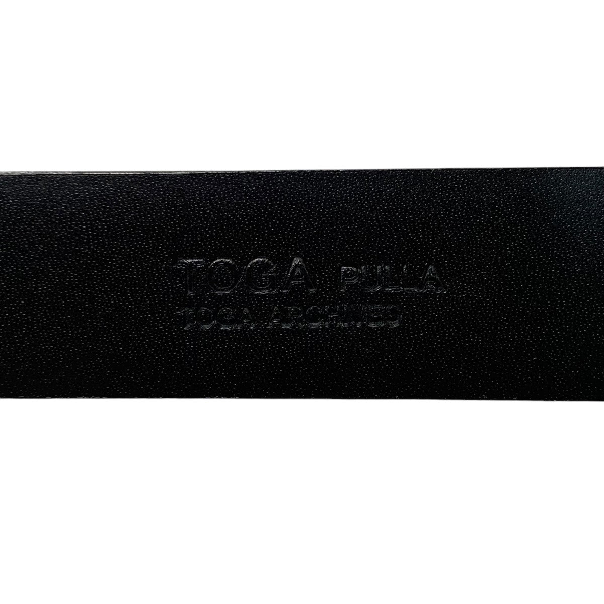 TOGA PULLA ベージュベルト TOGA PULLA(トーガプルラ) ダブルバックルベルトダブルバックル