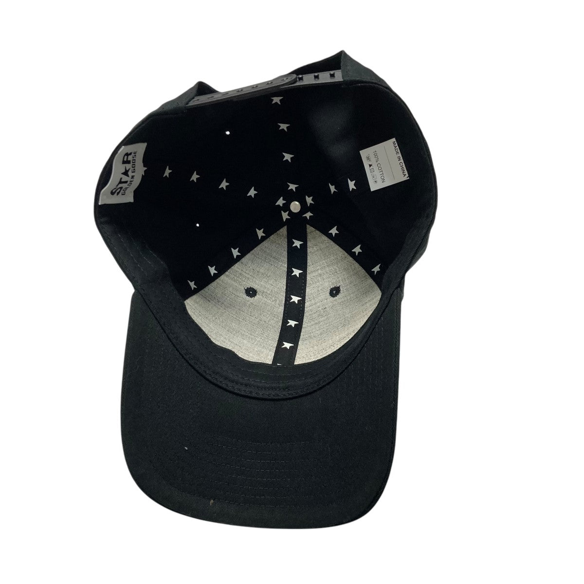 GOLDEN  STAR BASEBALL CAP ゴールデングース黒 GOLDEN GOOSE(ゴールデングース) ベースボールキャップ スター