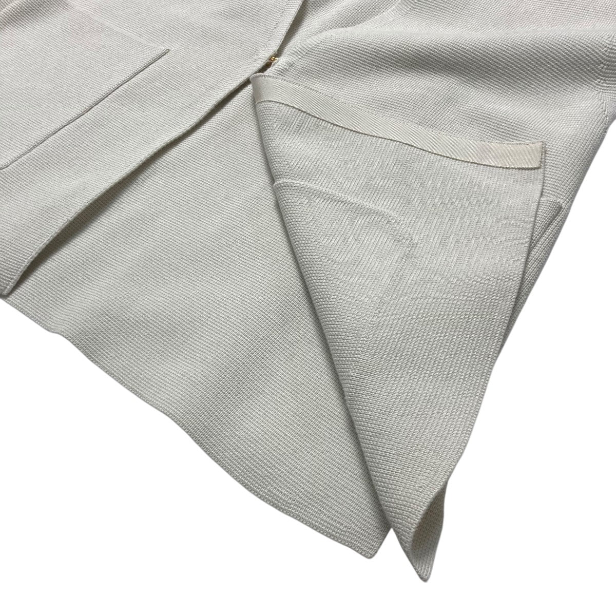 Drawer(ドゥロワー) SUMMER ミラノ編みVネックニットジレニットベスト