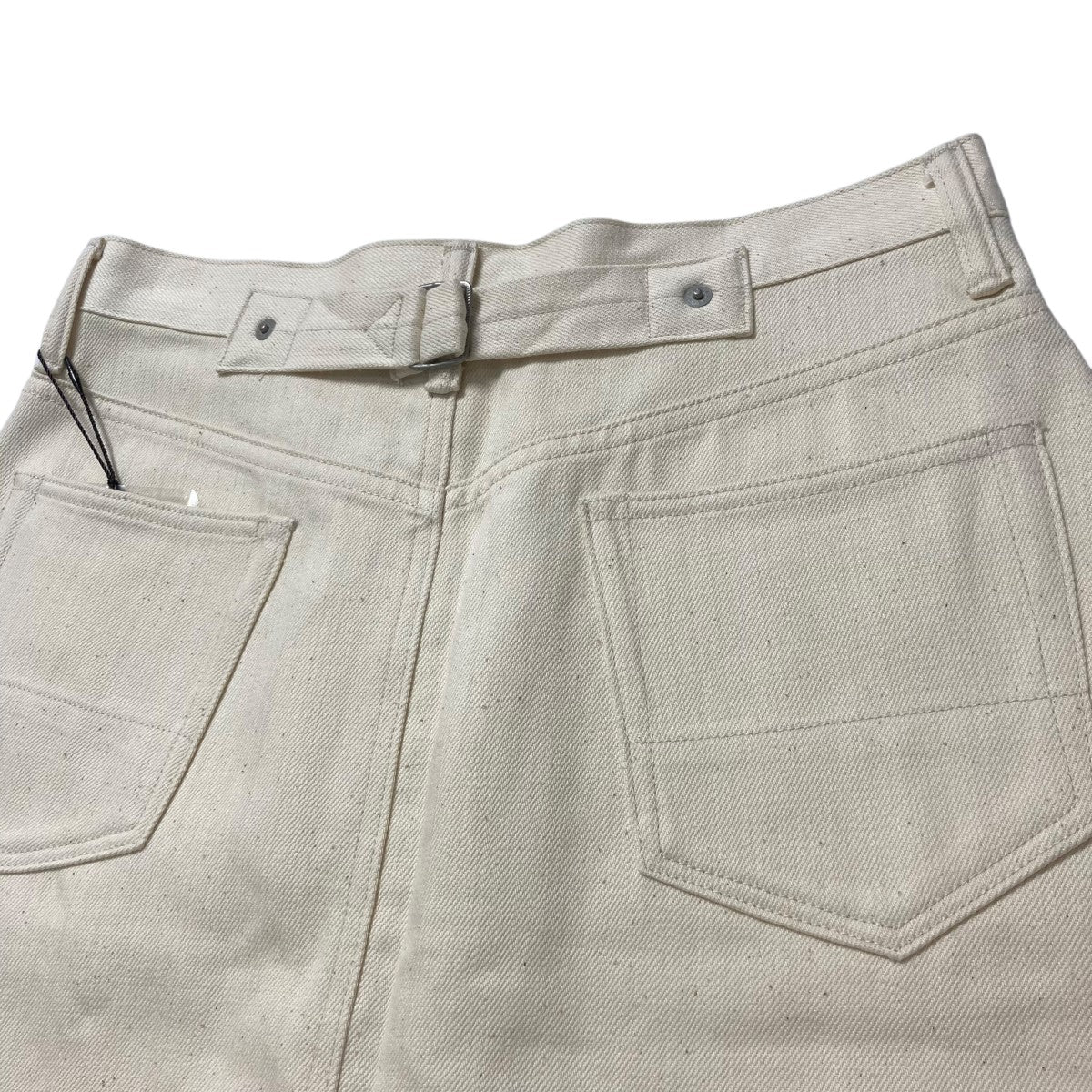 デニムライクロングスカート(S WHITE): BOTTOM