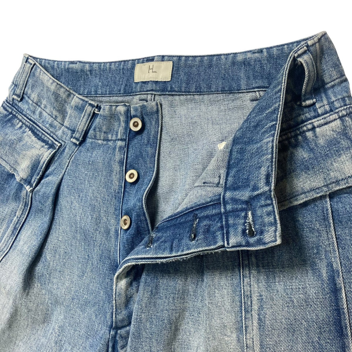 HERILL(ヘリル) 22SSHL DENIM CARGOSHORTSデニムショーツ22 030