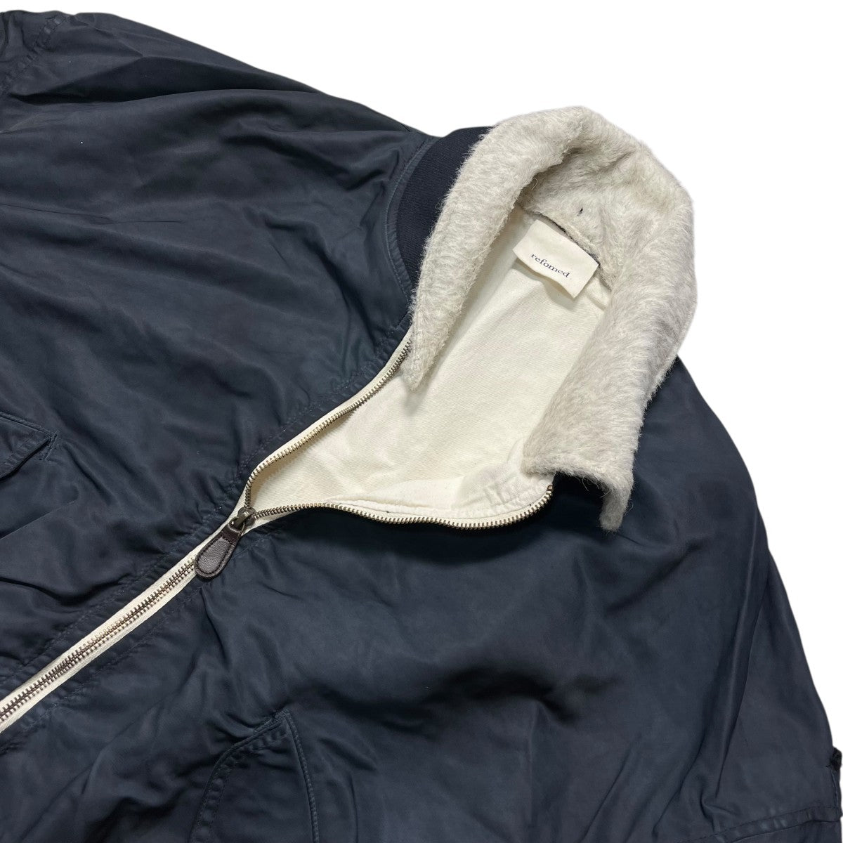 refomed(リフォメッド) H-M-D CASTRO JAMPER襟ウールMA-1ジャケット