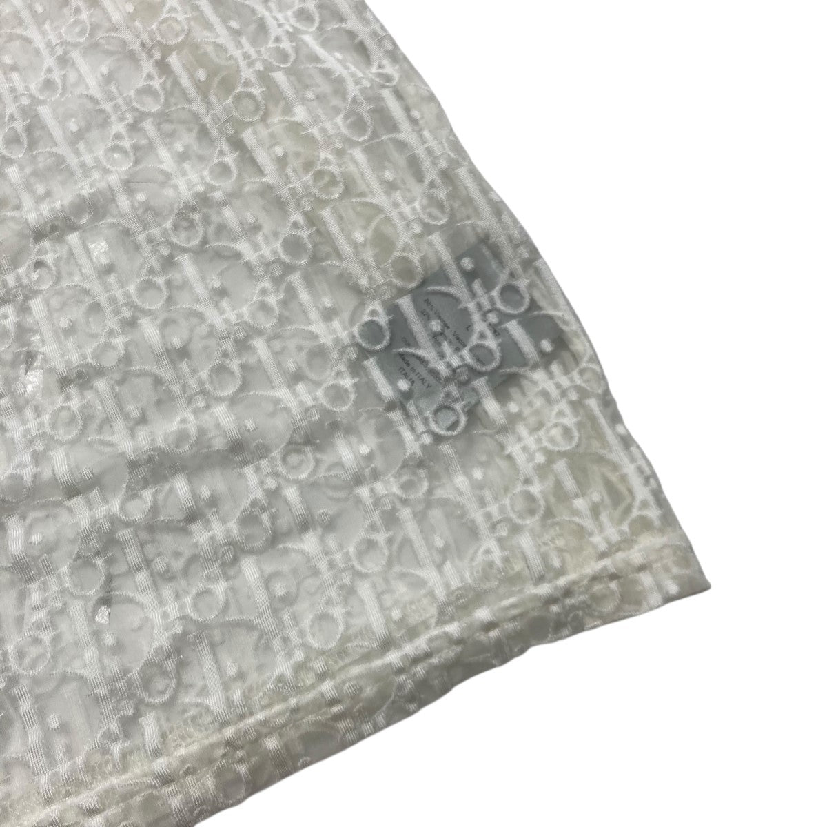 Oblique See Through Teeレースカットソー923J615A0537