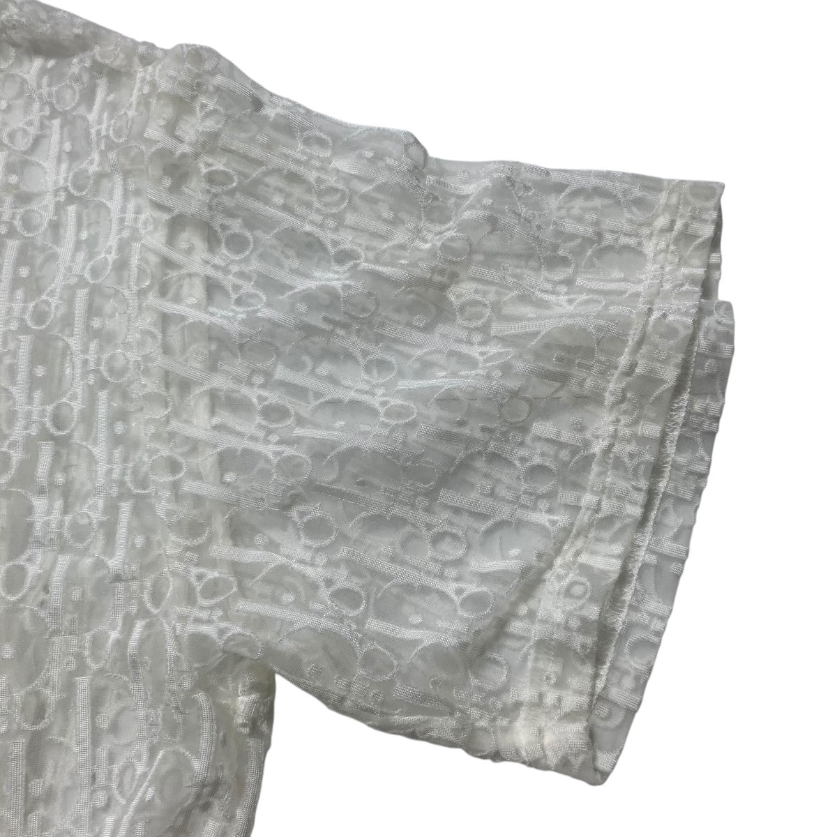 Oblique See Through Teeレースカットソー923J615A0537