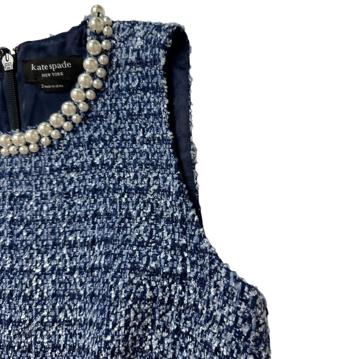 ケイトスペード　新品・未使用ノースリーブドレス kate spade NEW YORK - 【新品】katespade ドット ワンピース